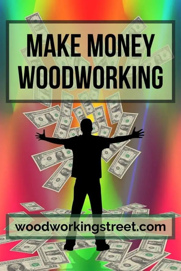 This shows money raining on a man