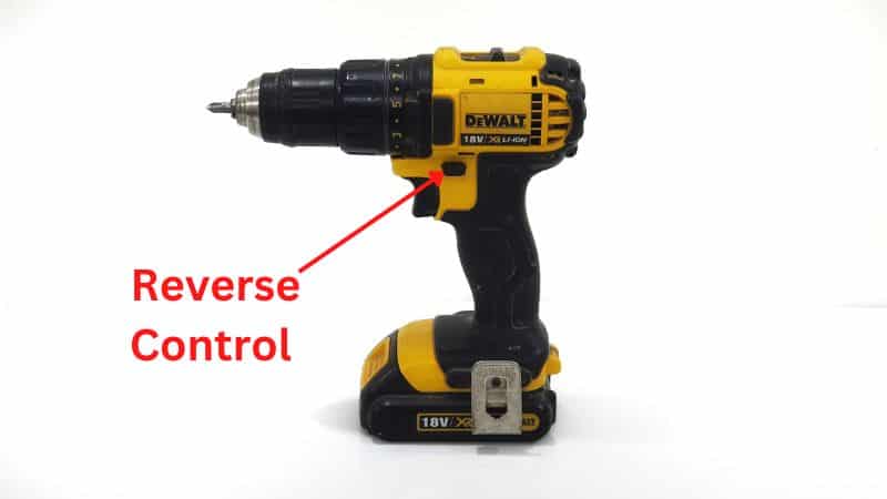 Diagram showing drill driver reverse control - What Is A Drill Driver Reverse Control