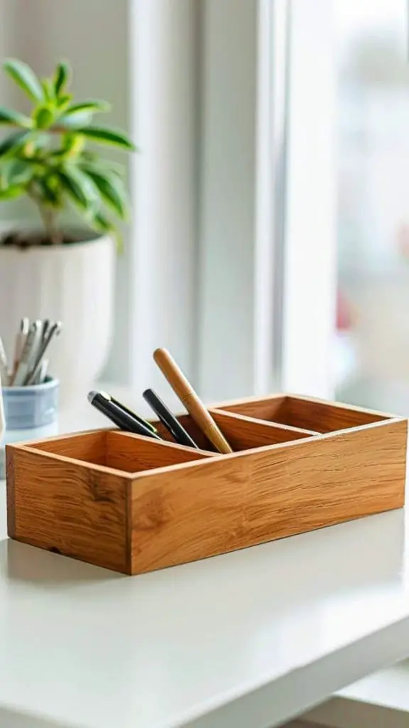 Small wooden boxes