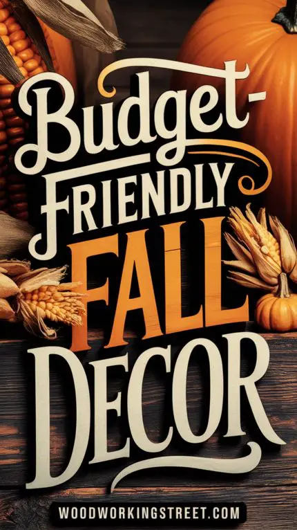 Pin with overlay: Budget-Friendly Fall Decor