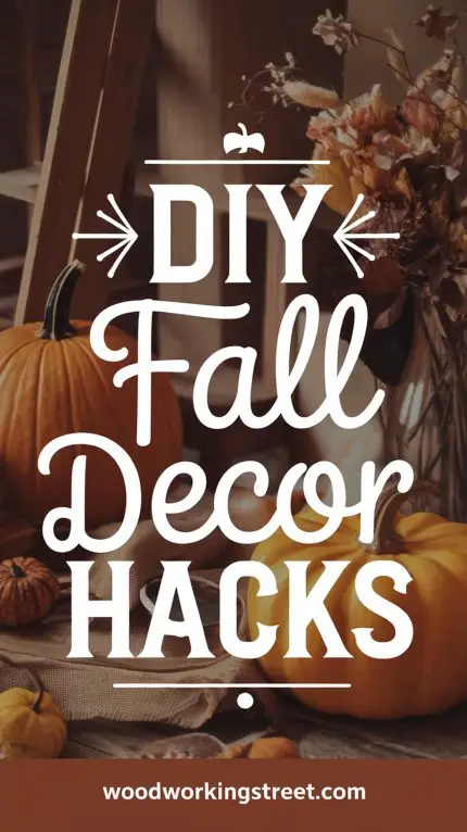 Pin with overlay: DIY Fall Decor Hacks