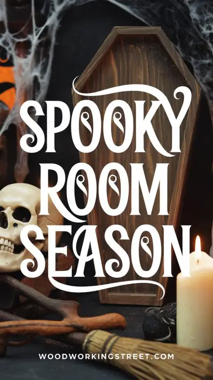 Pin with overlay: Spooky Room Season