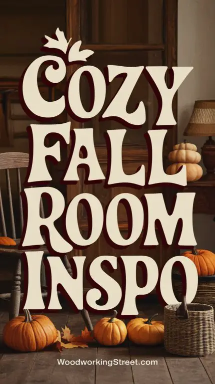 Pin with overlay: Cozy Fall Room Inspo