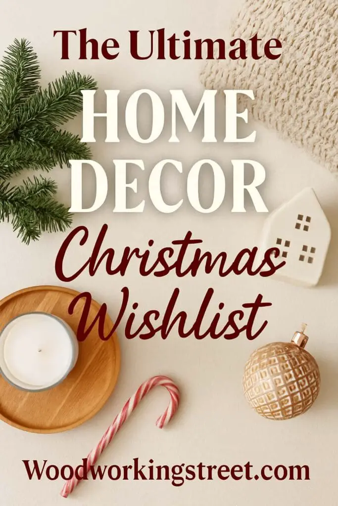 Pin image with overlay "The Ultimate Home Decor Christmas Wishlist".